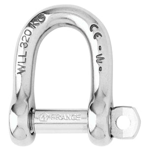 Wichard Self-Locking D Shackle - Diameter 8mm - 5/16" [01204] - BuoyMart.com  Shackles/Rings/Pins Wichard Marine