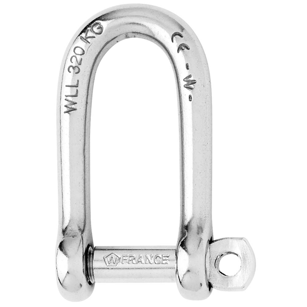 Wicahrd Self-Locking Long D Shackle - Diameter 5mm - 3/16" [01212] - BuoyMart.com  Shackles/Rings/Pins Wichard Marine