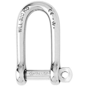 Wichard Self-Locking Long D Shackle - Diameter 6mm - 1/4" [01213] - BuoyMart.com  Shackles/Rings/Pins Wichard Marine