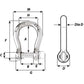 Wichard Self-Locking Bow Shackle - Diameter 10mm - 13/32" [01245] - BuoyMart.com  Shackles/Rings/Pins Wichard Marine