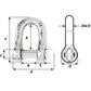 Wichard Captive Pin D Shackle - Diameter 4mm - 5/32" [01401] - BuoyMart.com  Shackles/Rings/Pins Wichard Marine