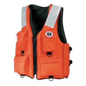 Mustang 4-Pocket Flotation Vest - Orange - XXXL - 7XL [MV3128T2-2-7XL-216] - BuoyMart.com  Personal Flotation Devices Mustang Survival