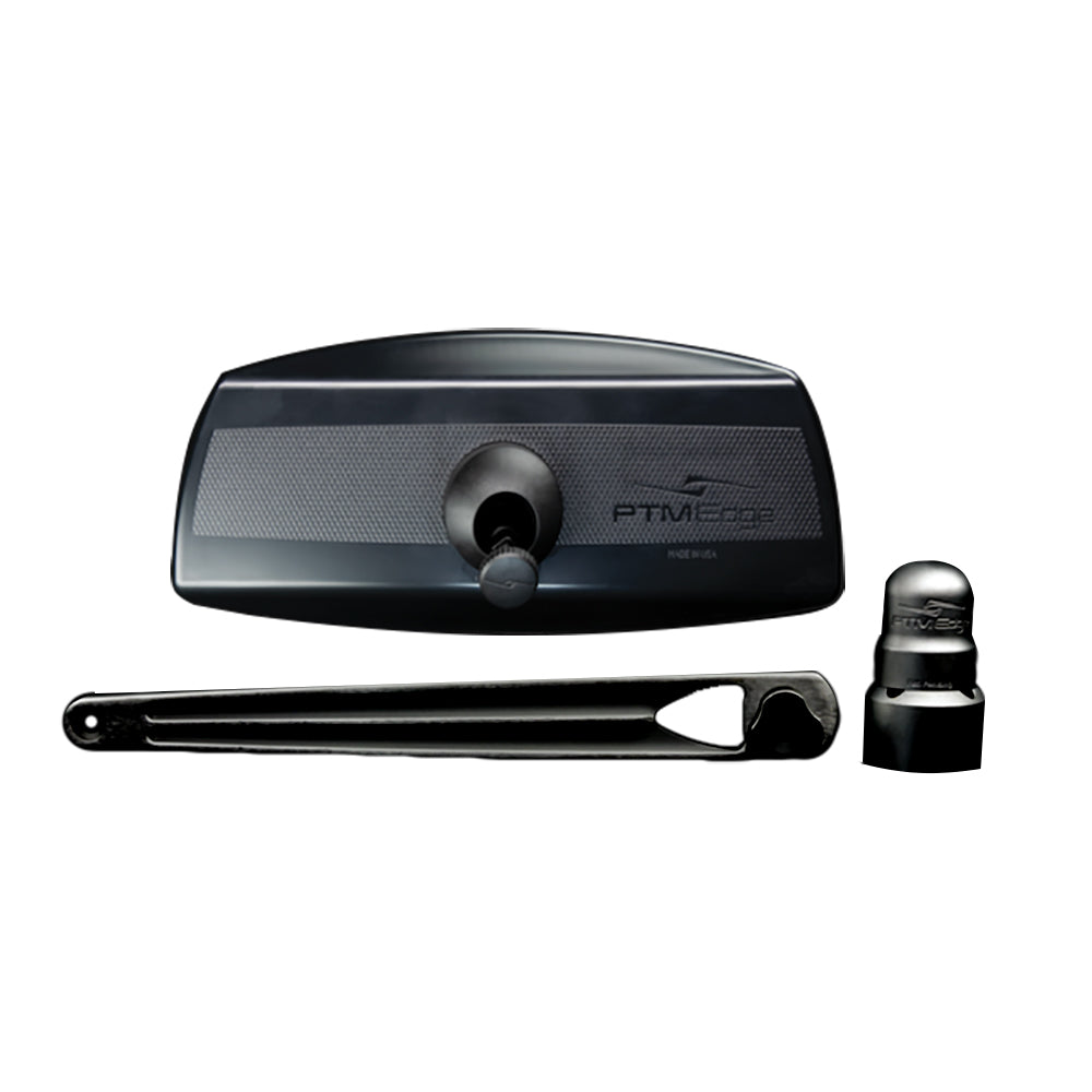 PTM Edge UCX-17 PRO Pontoon Mirror/Bracket Kit - Black [P13157-170TEBBK] - BuoyMart.com  Mirrors PTM Edge
