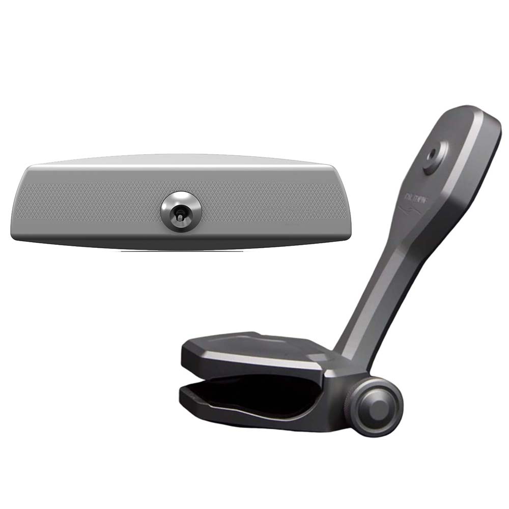 PTM Edge Mirror/Bracket Kit w/VR-140 Elite Mirror  ZXR-320 (Titanium Grey) [P12848-1320TEBGR] - BuoyMart.com  Mirrors PTM Edge