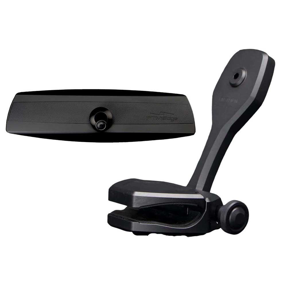 PTM Edge Mirror/Bracket Kit w/VR-140 Elite Mirror  ZXR-361 (Black) [P12848-1361TEBBK] - BuoyMart.com  Mirrors PTM Edge