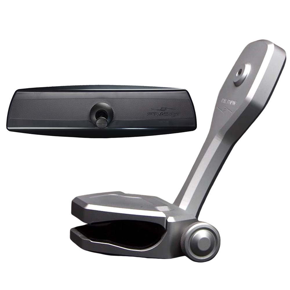 PTM Edge Mirror/Bracket Kit w/VR-140 PRO Mirror  ZXR-320 (Silver) [P12848-2320TEBCL] - BuoyMart.com  Mirrors PTM Edge
