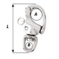 Wichard 2-3/4" Snap Shackle w/Swivel  Clevis Pin - 70mm [02474] - BuoyMart.com  Shackles/Rings/Pins Wichard Marine