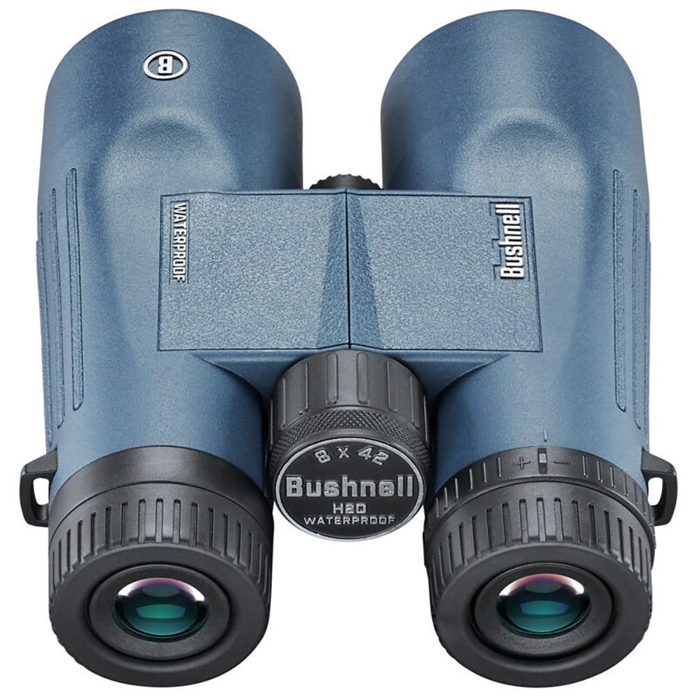 Bushnell 8x42mm H2O Binocular - Dark Blue Roof WP/FP Twist Up Eyecups [158042R] - BuoyMart.com  Binoculars Bushnell