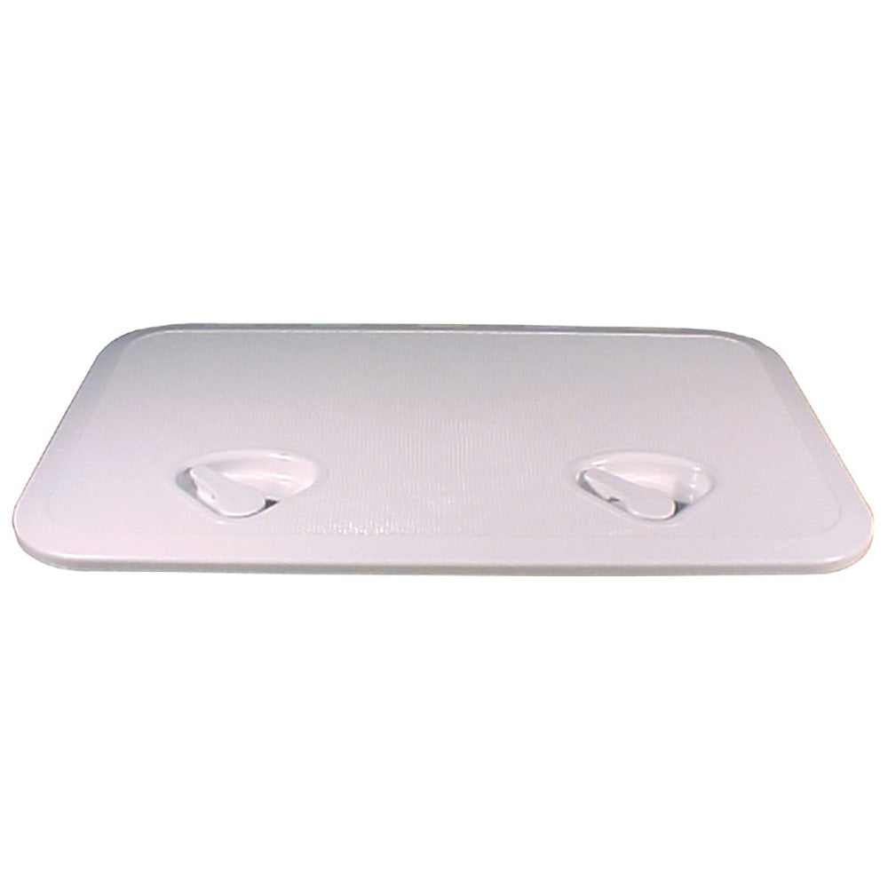 Beckson 14" x 24" Flush Hatch White - ASA Material - Acrylonitrile Styrene Acrylate [HT1424AW] - BuoyMart.com  Hatches Beckson Marine