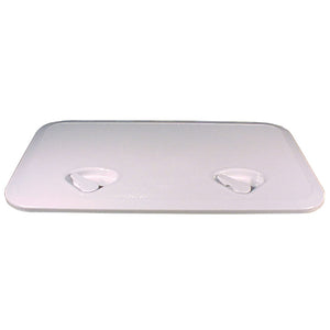Beckson 14" x 24" Flush Hatch White - ASA Material - Acrylonitrile Styrene Acrylate [HT1424AW] - BuoyMart.com  Hatches Beckson Marine