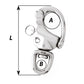 Wichard 4-3/4" Snap Shackle w/Swivel Eye [02477] - BuoyMart.com  Shackles/Rings/Pins Wichard Marine