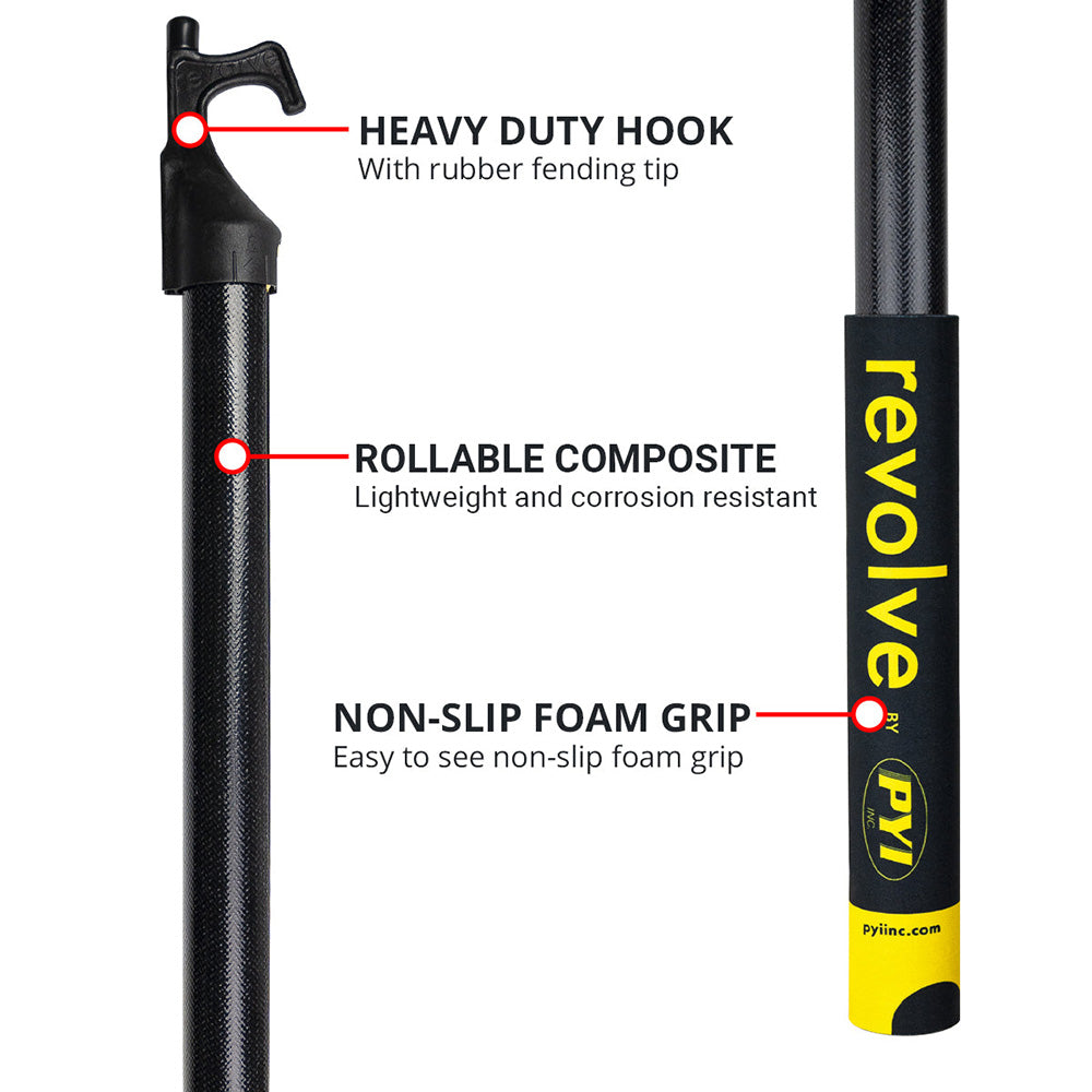 Revolve Rollable Boat Hook - 75" [03-REV-BH] - BuoyMart.com  Docking Accessories Revolve
