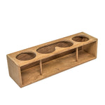 Whitecap Four Drink/Binocular Rack - Teak [62632] - BuoyMart.com  Teak Whitecap