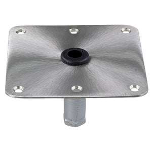 Springfield KingPin 7" x 7" Stainless Steel Square Base (Threaded) [1630001] - BuoyMart.com  Seating Springfield Marine