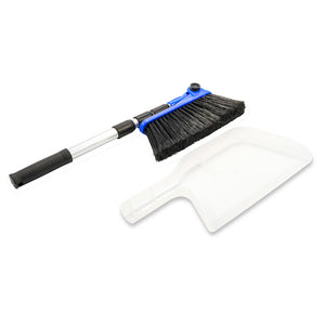 Camco RV Broom  Dustpan - Bilingual [43623] - BuoyMart.com  Cleaning Camco