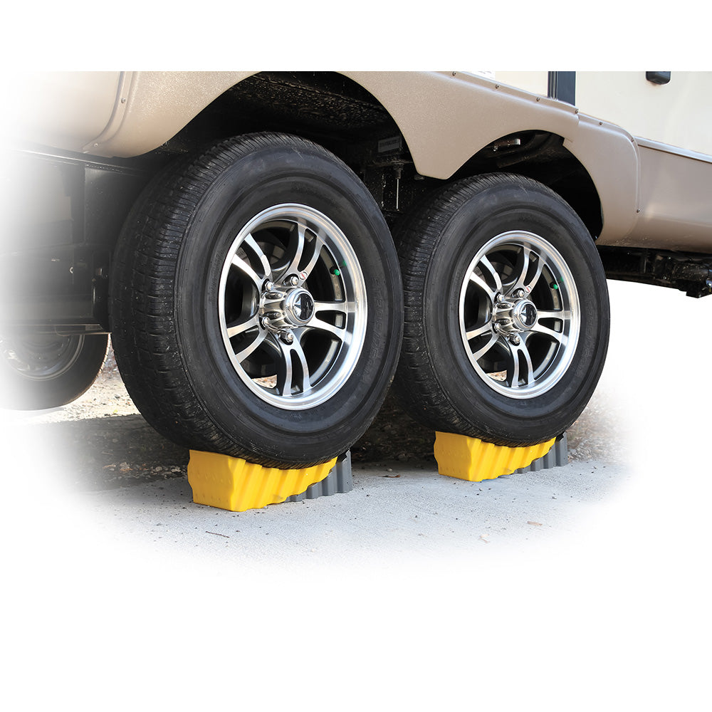 Camco Curved Leveler  Wheel Chock [44423] - BuoyMart.com  Hitches & Accessories Camco