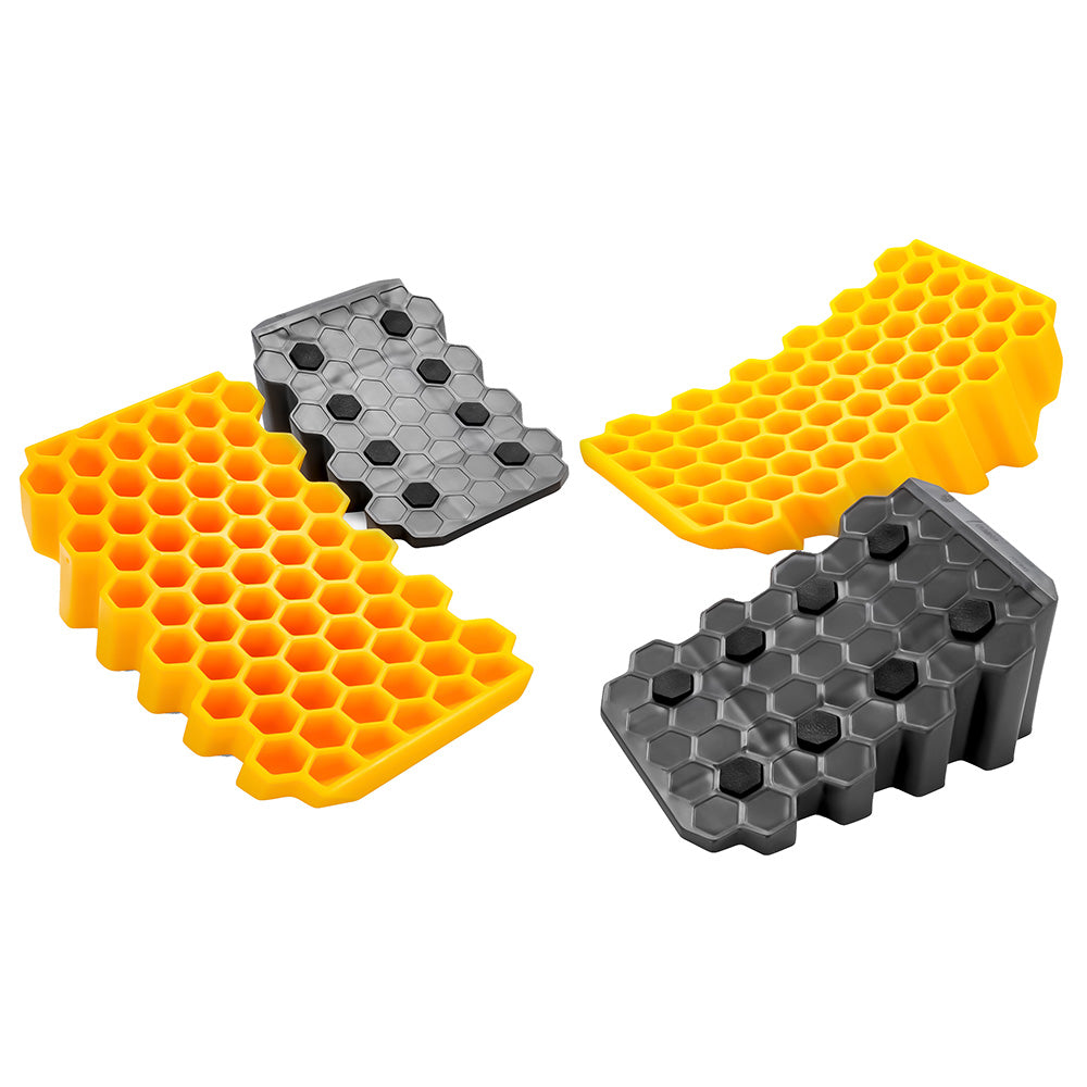 Camco Curved Leveler  Wheel Chock *2-Pack [44425] - BuoyMart.com  Hitches & Accessories Camco