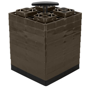 Camco FasTen Leveling Blocks w/T-Handle - 2x2 - Brown *10-Pack [44521] - BuoyMart.com  Hitches & Accessories Camco