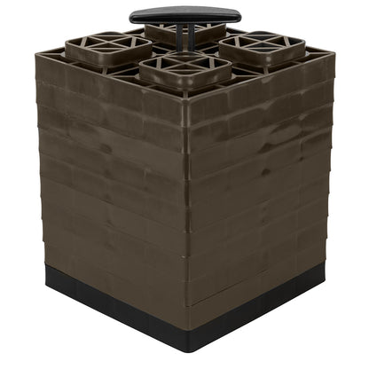 Camco FasTen Leveling Blocks w/T-Handle - 2x2 - Brown *10-Pack [44521] - BuoyMart.com  Hitches & Accessories Camco