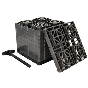 Camco FasTen Leveling Blocks XL w/T-Handle - 2x2 - Grey *10-Pack [44527] - BuoyMart.com  Hitches & Accessories Camco