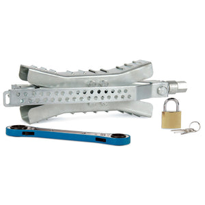 Camco Eaz-Lift 10" Wheel Stop w/Wrench  Lock - Metal [44662] - BuoyMart.com  Hitches & Accessories Camco