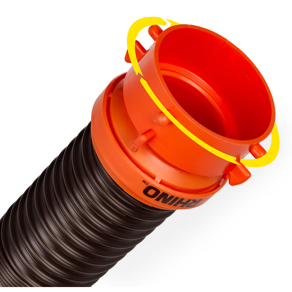 Camco RhinoFLEX 10 Sewer Hose Extension w/Swivel Bayonet  Lug [39764] - BuoyMart.com  Sanitation Camco