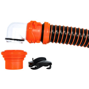 Camco RhinoEXTREME 15 Sewer Hose Kit w/ Swivel Fitting 4 In 1 Elbow Caps [39859] - BuoyMart.com  Sanitation Camco