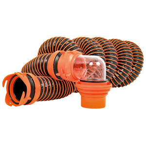Camco RhinoEXTREME 15 Sewer Hose Kit w/ Swivel Fitting 4 In 1 Elbow Caps [39859] - BuoyMart.com  Sanitation Camco