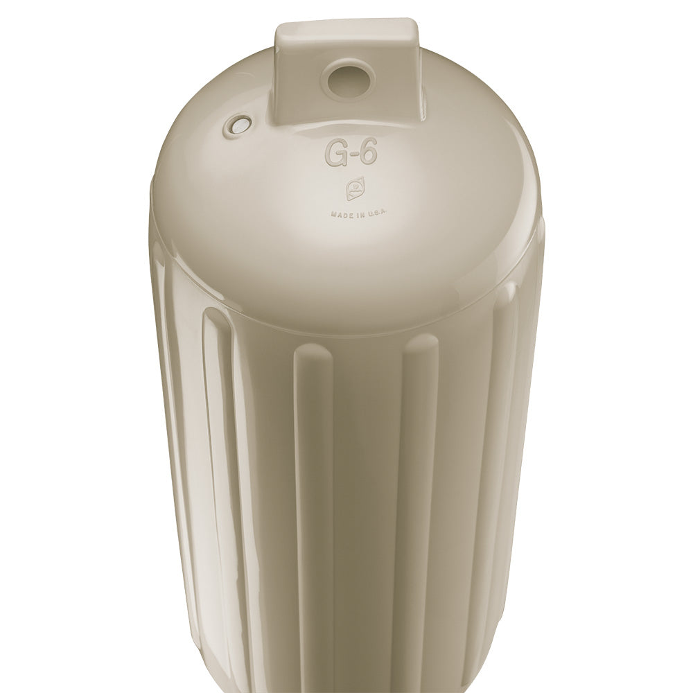 Polyform G-6 Twin Eye Fender 11" x 30" - Sand [G-6 SANDWO] - BuoyMart.com  Fenders Polyform U.S.