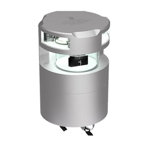 Lopolight Series 300-136 - 6NM Masthead Light  3NM Navigation Light - Horizontal Mount - White - Silver Housing [300-136+112G2] - BuoyMart.com  Navigation Lights Lopolight