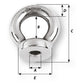 Wichard 1/2 Eye Nut - 1-1/16" Diameter [06361] - BuoyMart.com  Accessories Wichard Marine