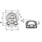 Wichard Folding Pad Eye - Diameter 5/16" [06605] - BuoyMart.com  Accessories Wichard Marine