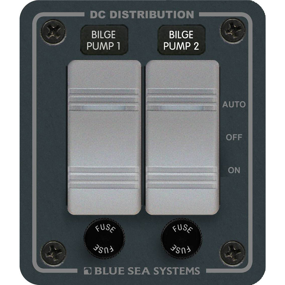 Blue Sea 8664 Contura 2 Bilge Pump Control Panel [8664] - BuoyMart.com  Switches & Accessories Blue Sea Systems