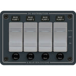 Blue Sea 8666 Contura 4 Bilge Pump Control Panel [8666] - BuoyMart.com  Switches & Accessories Blue Sea Systems