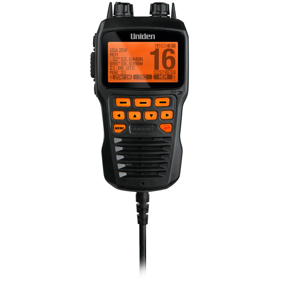 Uniden Remote Mic f/UM725 VHF Radios - Black [UMRMICBK] - BuoyMart.com  Accessories Uniden