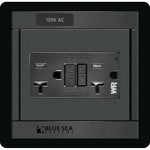 Blue Sea 1499 - 360 Panel - 120V AC GFCI Dual Outlet [1499] - BuoyMart.com  Electrical Panels Blue Sea Systems