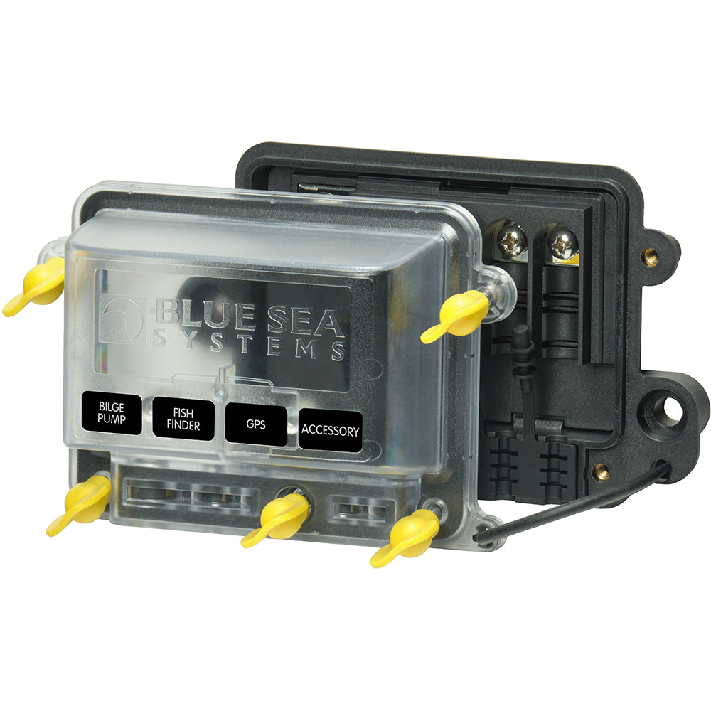 Blue Sea 2356100 - Water Resistant 100A Busbar w/Cover [2356100] - BuoyMart.com  Busbars, Connectors & Insulators Blue Sea Systems