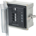 Blue Sea 3130 - SMS Panel Enclosure w/Main  3 Branch (15A) - 120V AC [3130] - BuoyMart.com  Electrical Panels Blue Sea Systems