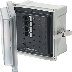 Blue Sea 3134 - SMS Panel Enclosure w/4 Branch (12/24V) - 12/24V DC [3134] - BuoyMart.com  Circuit Breakers Blue Sea Systems