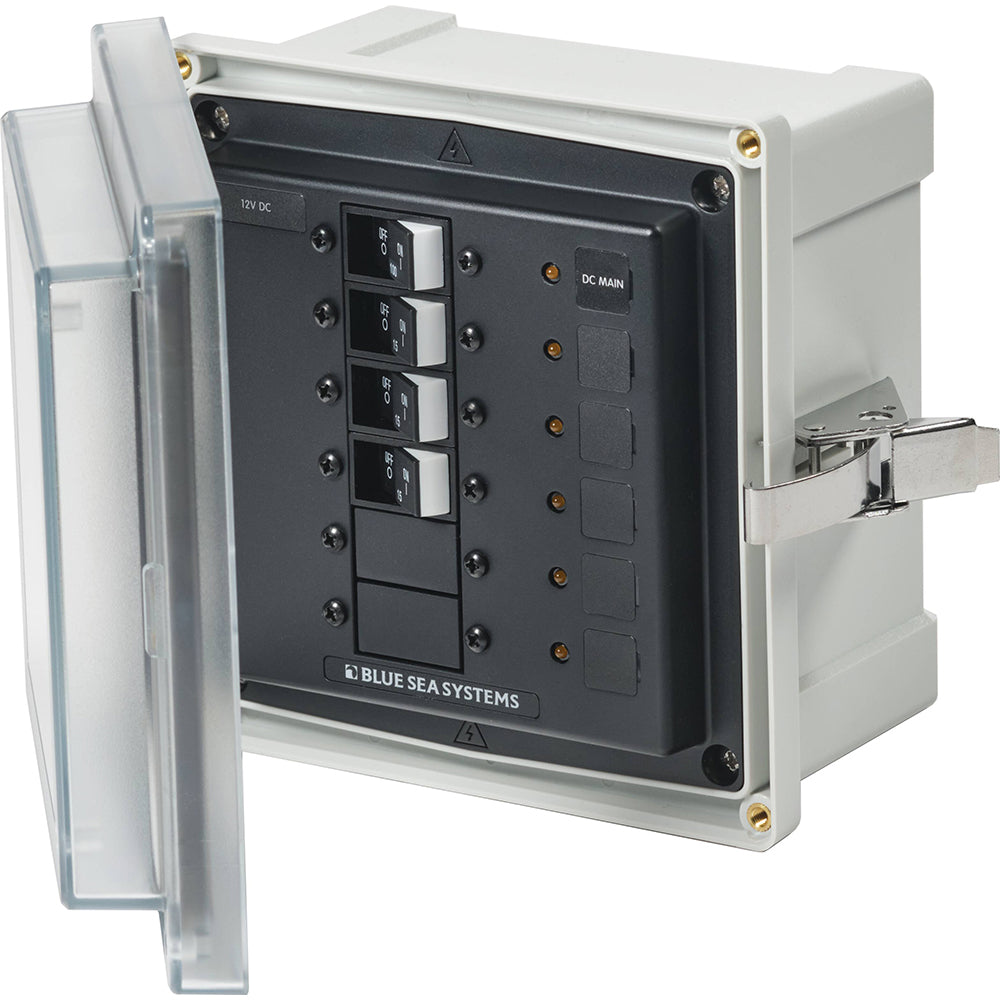 Blue Sea 3135 - SMS Panel Enclosure w/UL Main  3 Branch (12/24V) - 12/24V DC [3135] - BuoyMart.com  Electrical Panels Blue Sea Systems