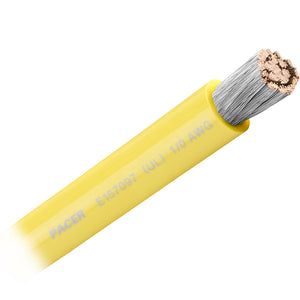 Pacer Yellow 1/0 AWG Battery Cable - Sold By The Foot [WUL1/0YL-FT] - BuoyMart.com  Wire Pacer Group