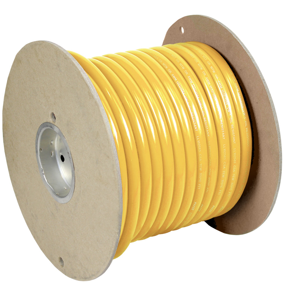 Pacer Yellow 2/0 AWG Battery Cable - 100 [WUL2/0YL-100] - BuoyMart.com  Wire Pacer Group