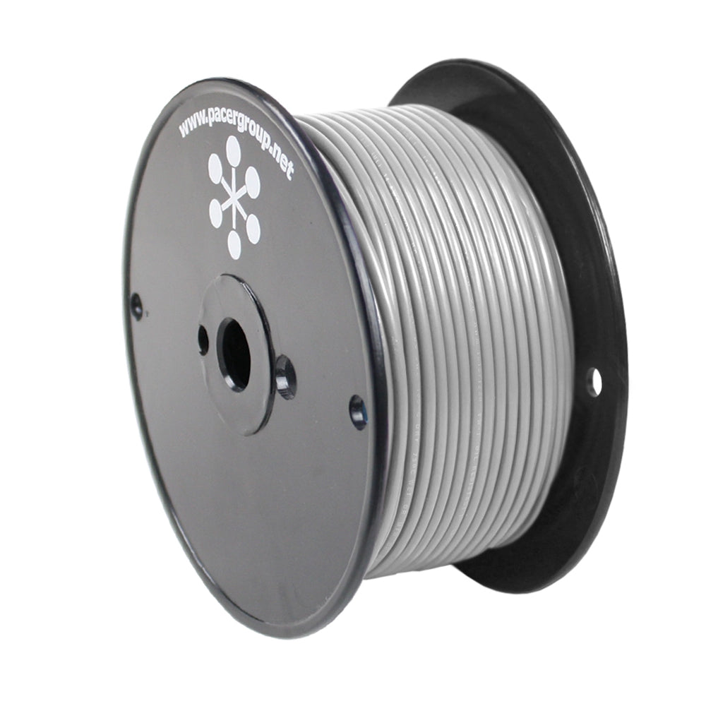 Pacer Grey 18 AWG Primary Wire - 250 [WUL18GY-250] - BuoyMart.com  Wire Pacer Group