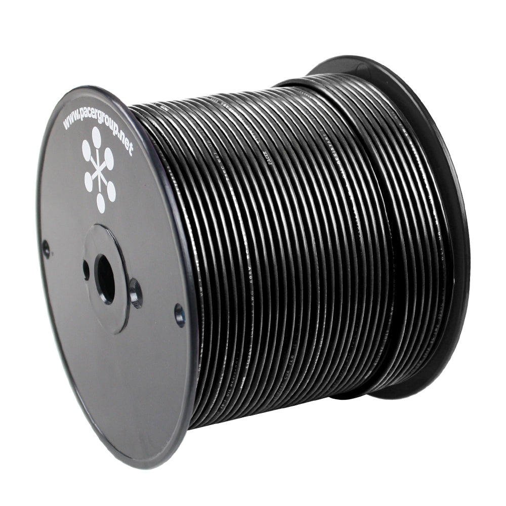 Pacer Black 18 AWG Primary Wire - 500 [WUL18BK-500] - BuoyMart.com  Wire Pacer Group