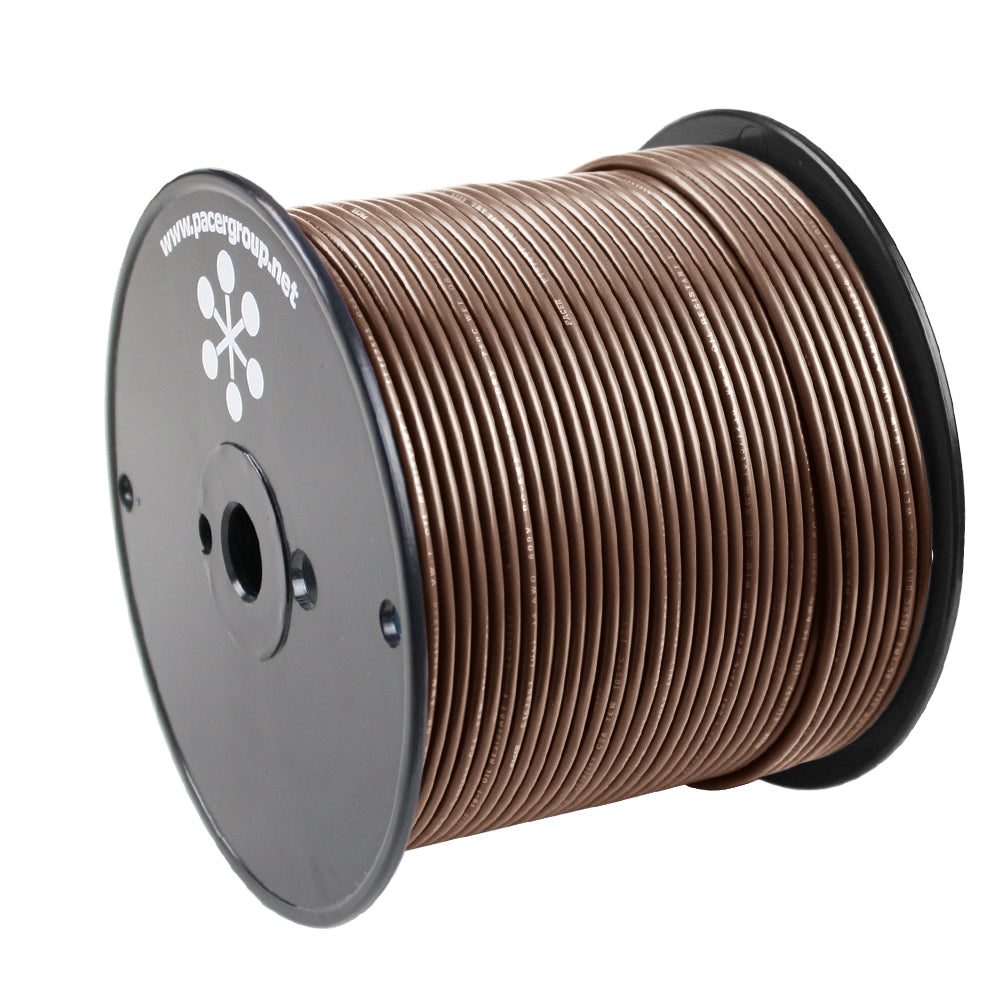Pacer Brown 18 AWG Primary Wire - 500 [WUL18BR-500] - BuoyMart.com  Wire Pacer Group