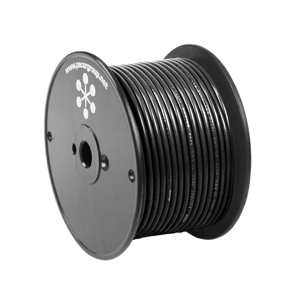 Pacer Black 16 AWG Primary Wire - 100 [WUL16BK-100] - BuoyMart.com  Wire Pacer Group
