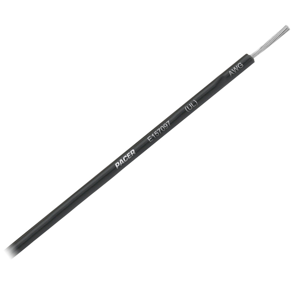 Pacer Black 14 AWG Primary Wire - 25 [WUL14BK-25] - BuoyMart.com  Wire Pacer Group