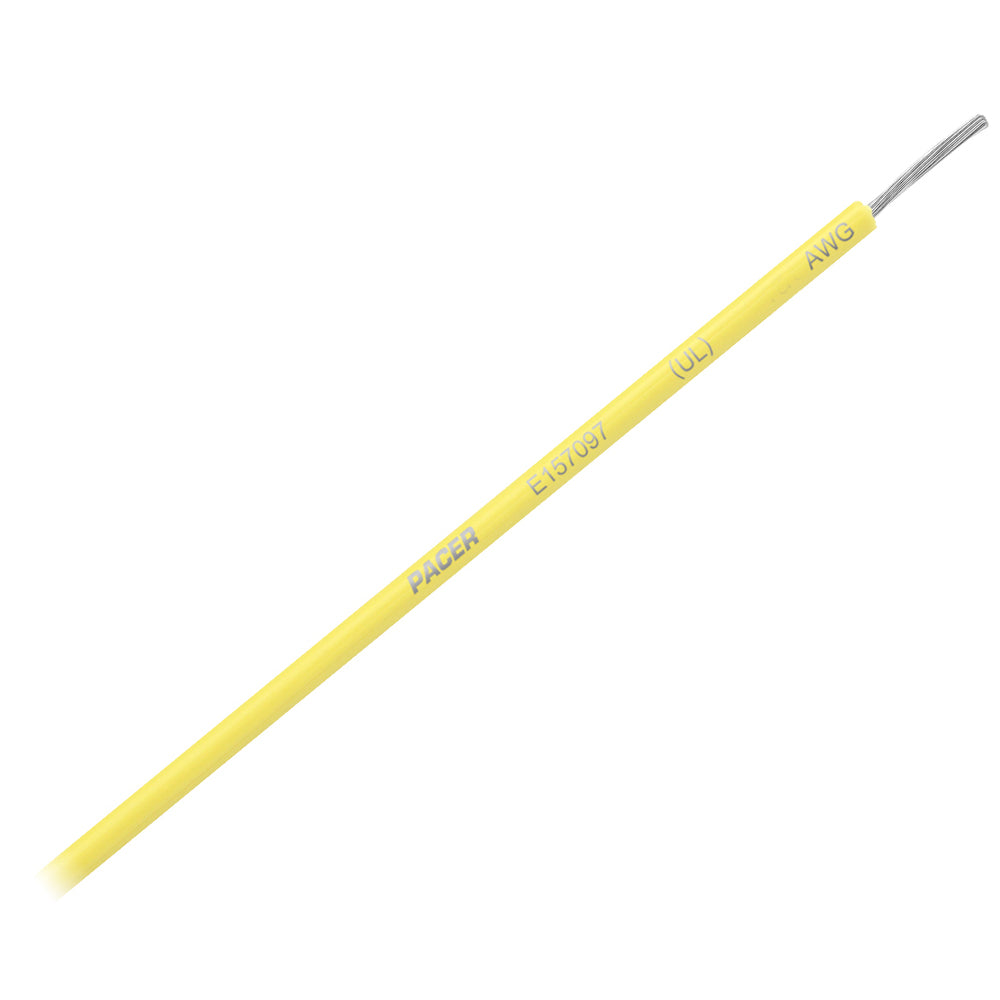 Pacer Yellow 14 AWG Primary Wire - 25 [WUL14YL-25] - BuoyMart.com  Wire Pacer Group