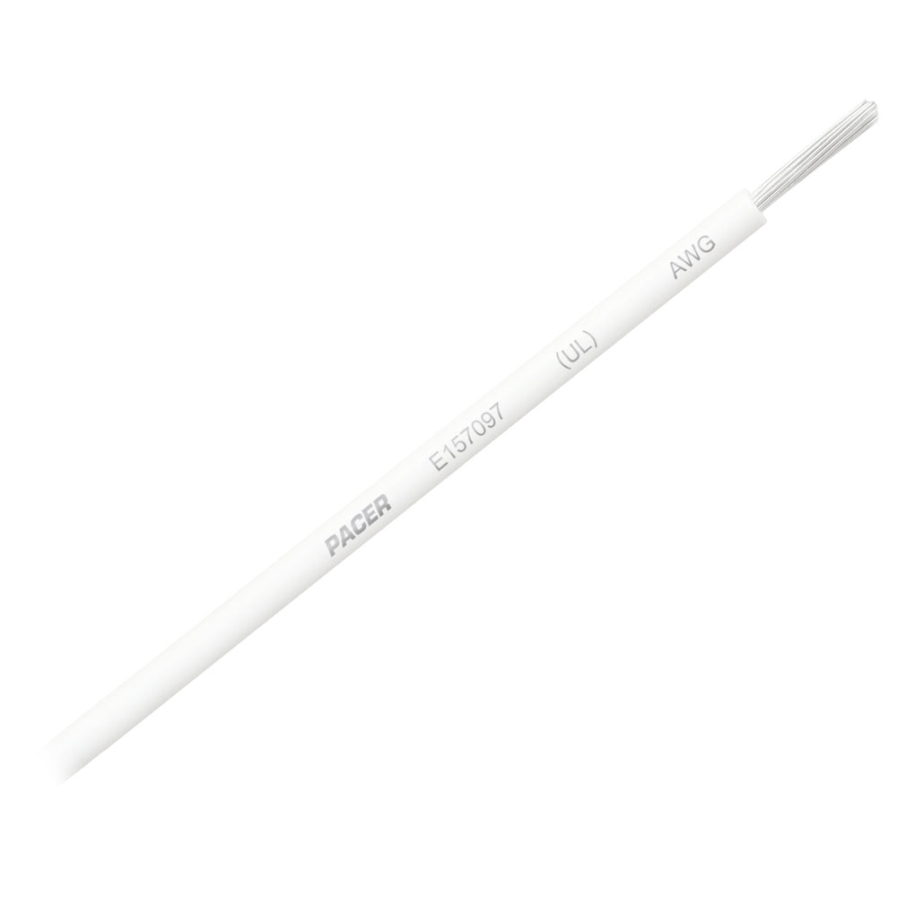 Pacer White 12 AWG Primary Wire - 25 [WUL12WH-25] - BuoyMart.com  Wire Pacer Group