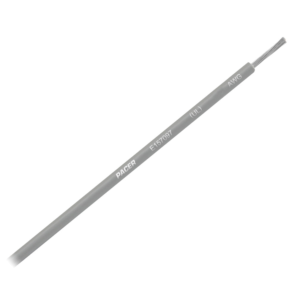 Pacer Grey 10 AWG Primary Wire - 25 [WUL10GY-25] - BuoyMart.com  Wire Pacer Group